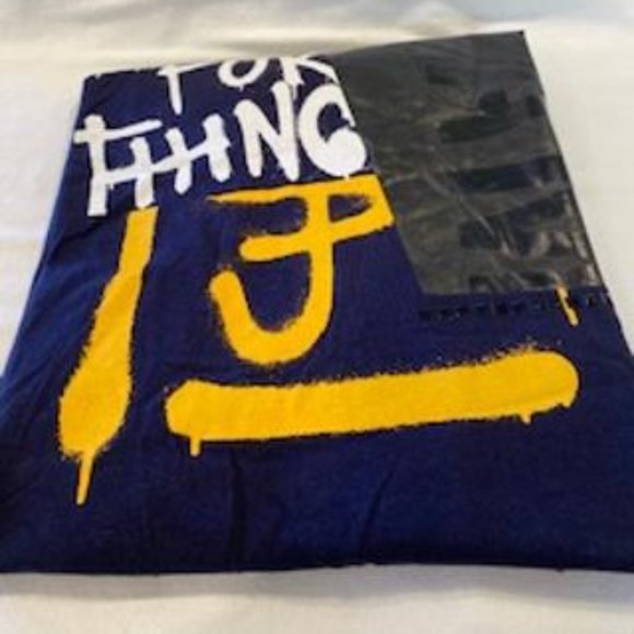 Navy Multi-Color Graphic/Embellishment L/S T-Shirt - Picture 4 of 5